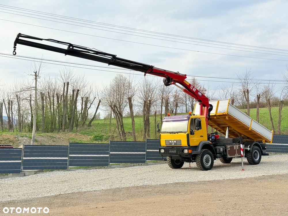 MAN * MAN LE 18.280 * HDS HMF 1560 * Kiper Wywrotka * 4x4 * Sprowadzony * Energetyka * - 22