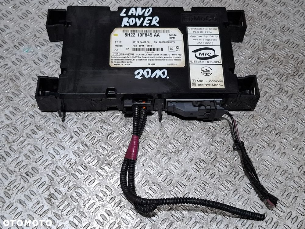 Moduł sterownik bluetooth Land Rover Range Rover Sport rok 2010 lift 5,0 V8 510 KM nr 8H2210F845AA - 1