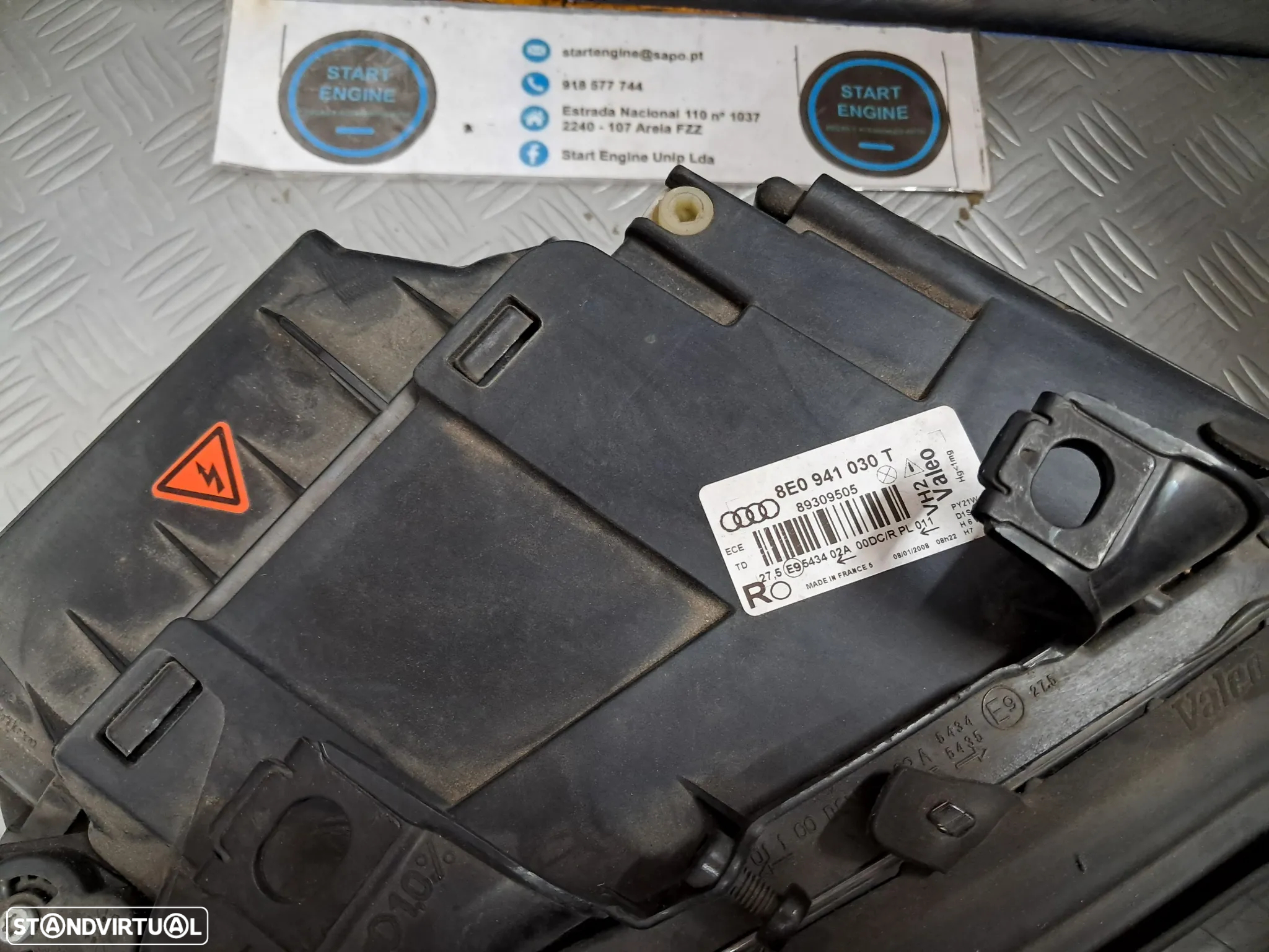 Farol Ótica Xenon direito Audi A4 B6 NOVO - 2