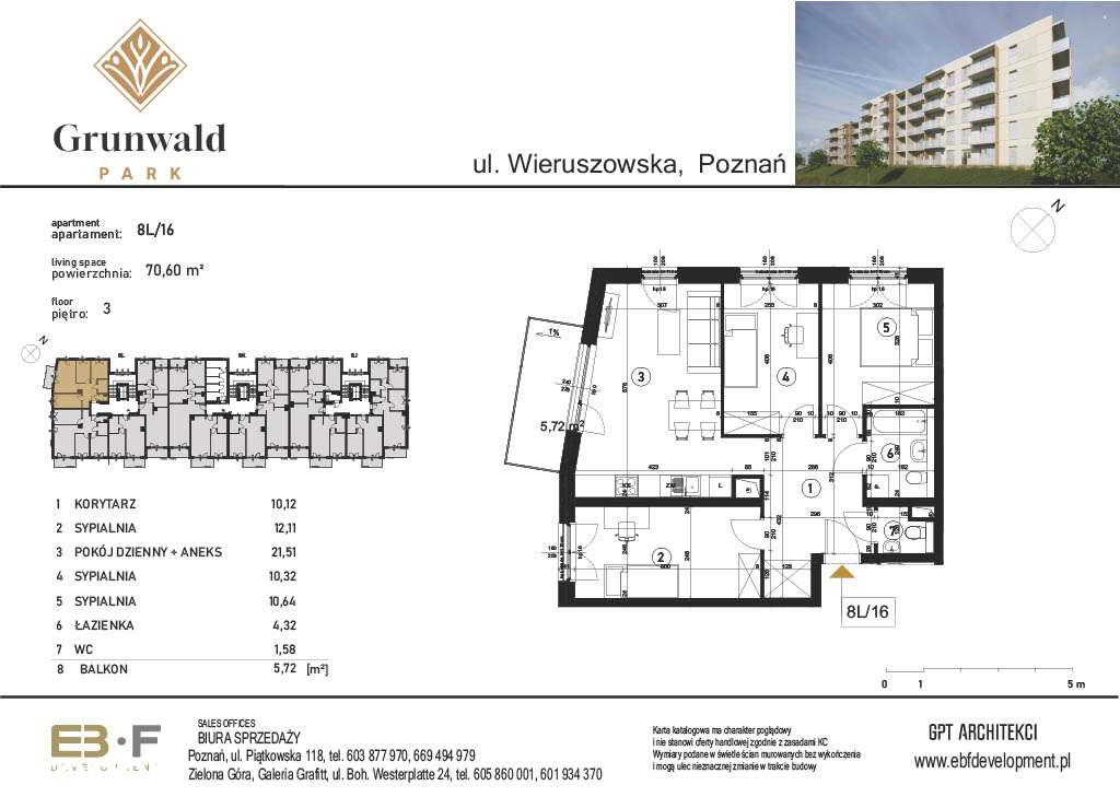 Grunwald Park | mieszkanie 4-pok. | 8L_16