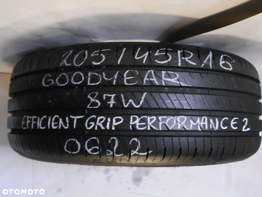 OPONA POJEDYNKA 205/45R16 GOODYEAR EFFICIENT GRIP PERFORMANCE 2  DOT 0622 8MM - 1