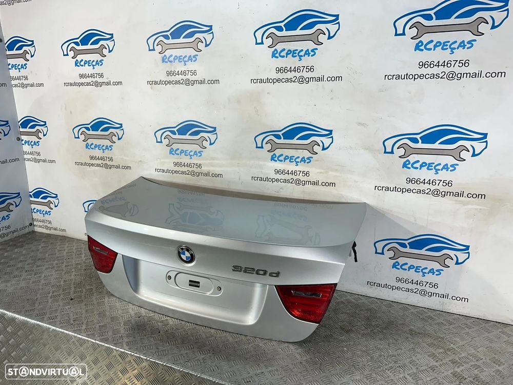 Tampa Porta Mala Origina BMW Serie 3 E90 LCI Facelift  2005 – 2011 - 4