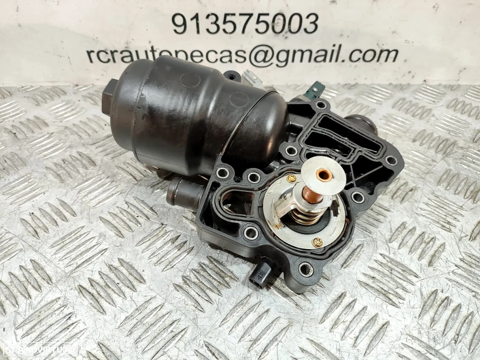 Suporte filtro de óleo de motor Audi 3.0 V6 24v 245cv CDU 059115389 059.115.389 70377288 - 5