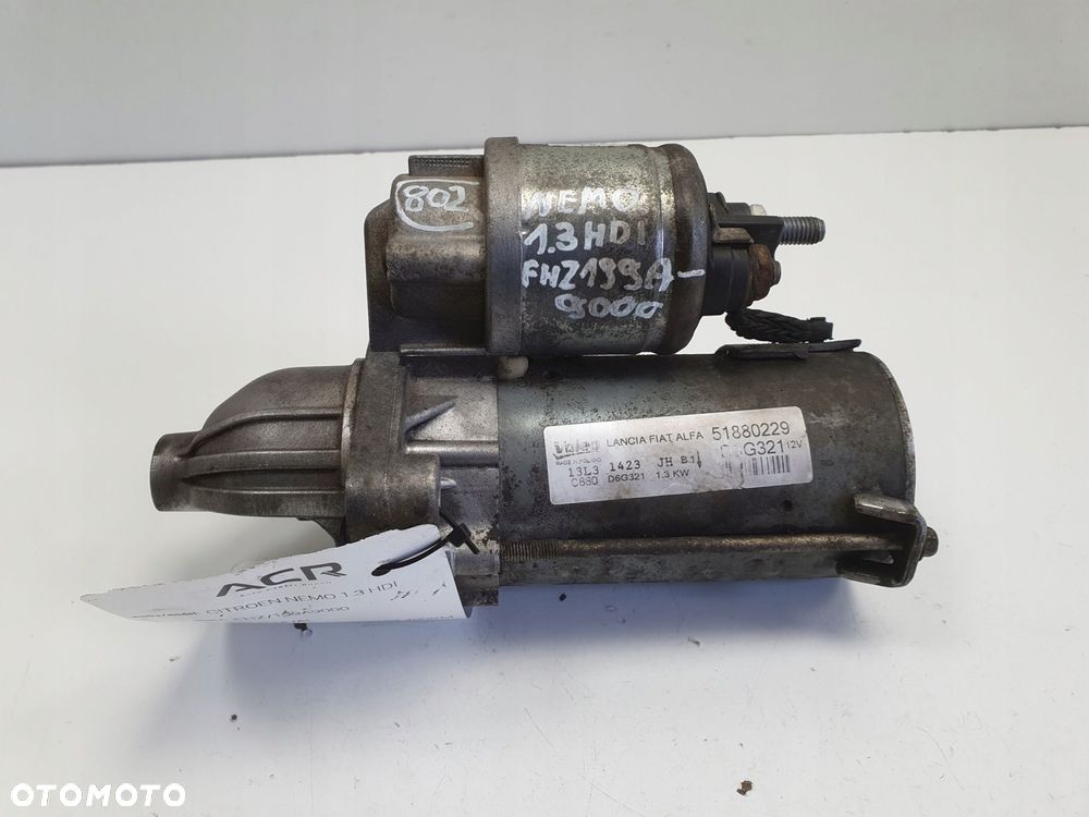 ROZRUSZNIK Citroen Nemo 1.3 HDI ROZRUSZNIK 51880229 valeo - 1