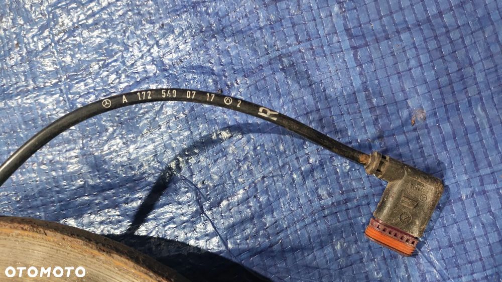 ZAWIESZENIE LEWY PRAWY TYŁ ZWROTNICA PIASTA CZUJNIK ABS AMORTYZATORY SPRĘŻYNY TARCZA HAMULCOWA 300MM PÓŁOŚ MERCEDES SLK SLC R172 W172 2.2 CDI 2.0 CGI - 16