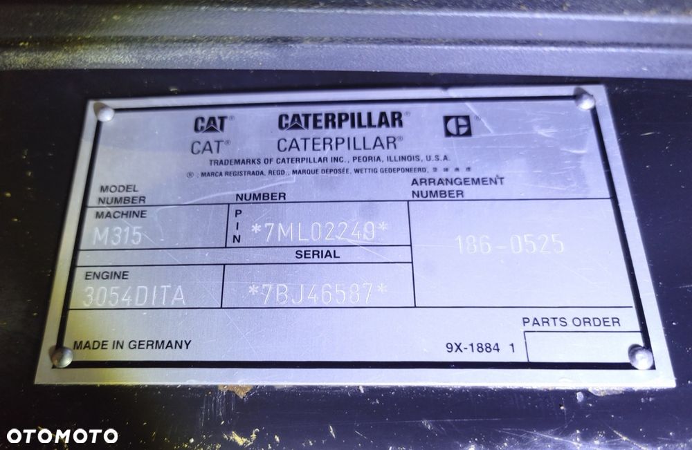 Caterpillar M315 - 6