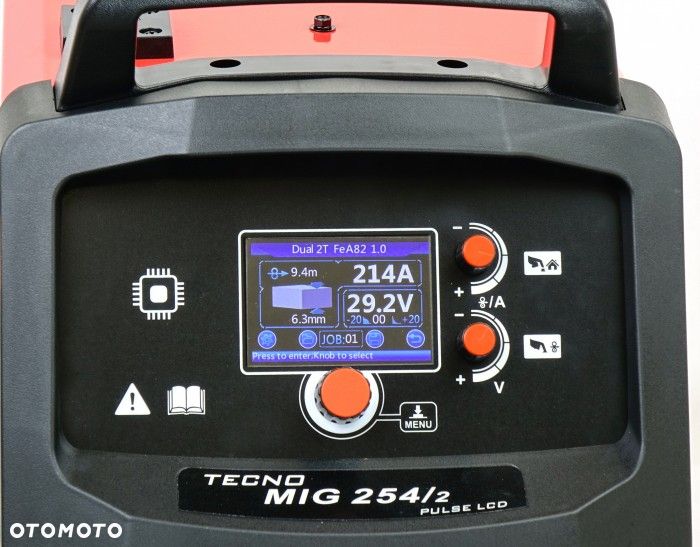 MIGOMAT Półautomat Profesjonalny TECNO MIG 254/2 PULSE 230/400V LCD TIG MMA - 5