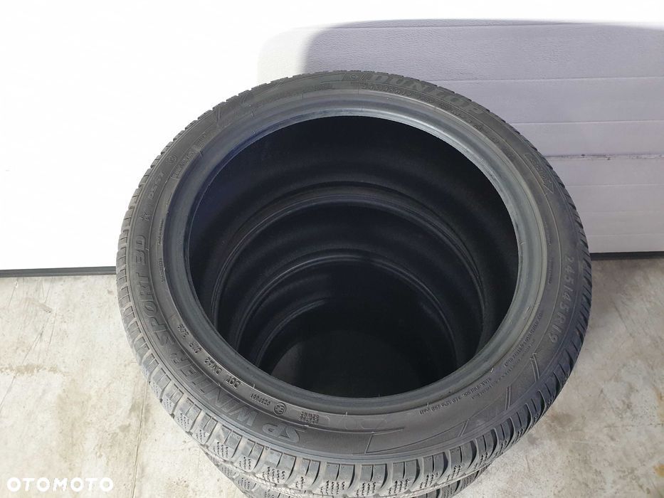 4szt. 245/45/19 Dunlop SP WinterSport 3D RFT 5,5mm 2019r [ 12999 ] - 4