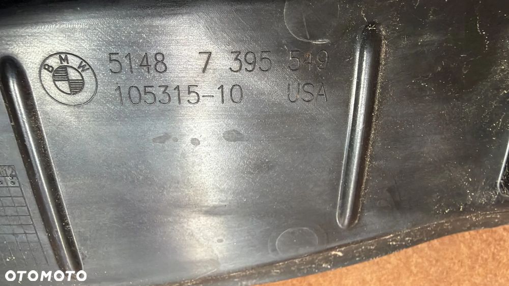 BMW X3 G01 X4 G02 OSŁONA LEWA WYGŁUSZENIE BŁOTNIKA LEWE PRZÓD 7395549 - 2
