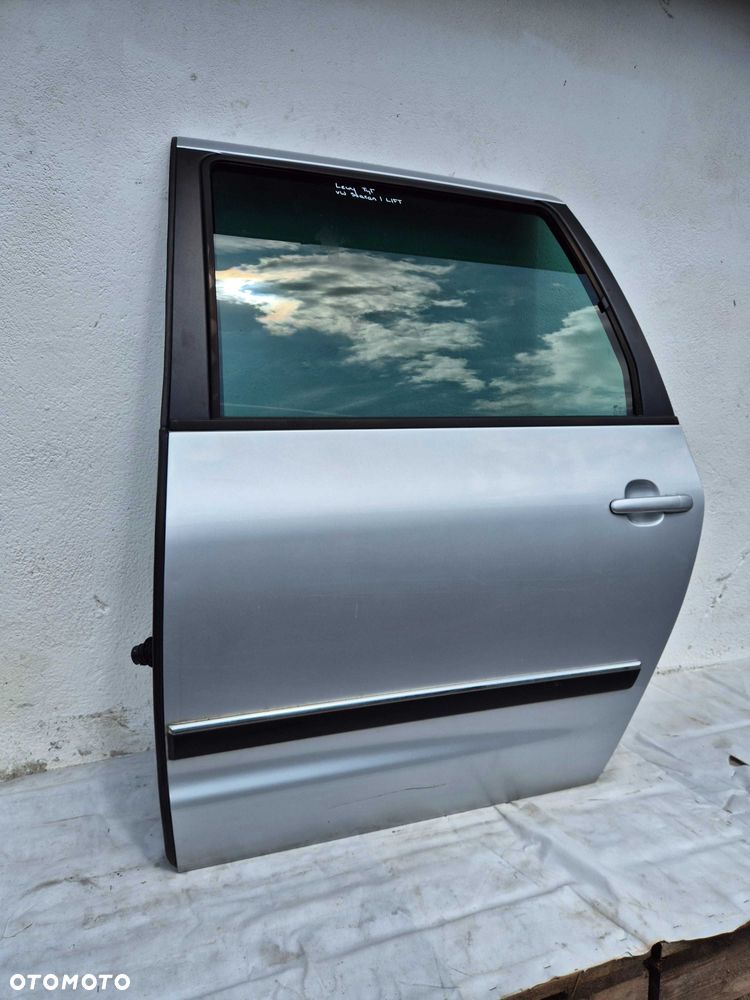 Lewe Tylne Tył Drzwi VW Sharan I LIFT Alhambra Galaxy LB7Z Srebrne Ory - 4