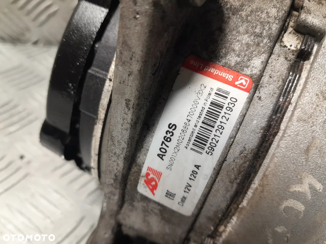 RENAULT CLIO III 1.4 1.6  ALTERNATOR A0763S 12V 120A - 5