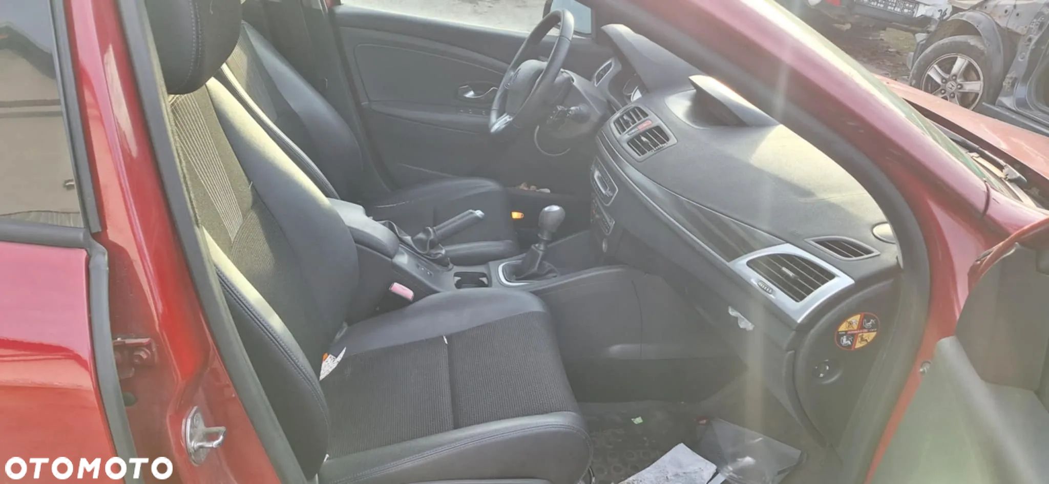 Renault MEGANE III HB fotel kanapa tył pół skóra - 6