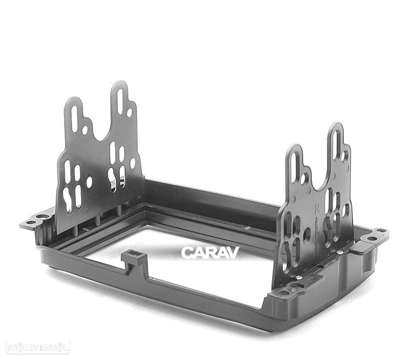 MOLDURA ADAPTADOR PRETO PARA RADIO 2-DIN PARA FIAT 500L - 6