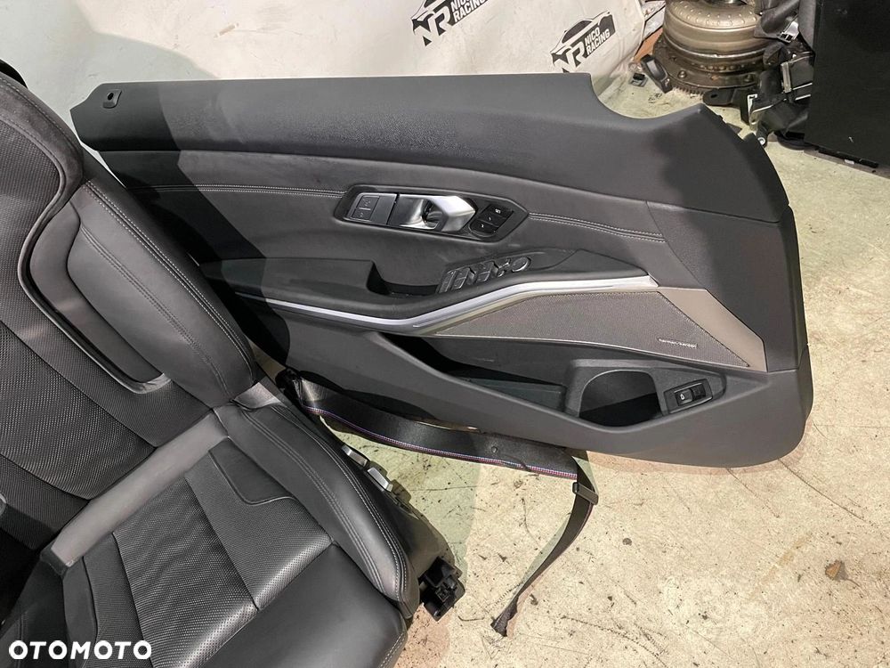 FOTELE TAPICERKA SKÓRA PRZÓD TYŁ ROLETKI BMW M3 TOURING G81 WENTYLACJA - 6