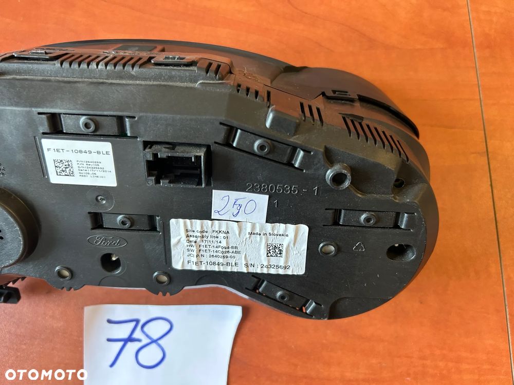 LICZNIK ZEGAR F1ET-10849-BLE FORD FOCUS 3 III MK3 - 7