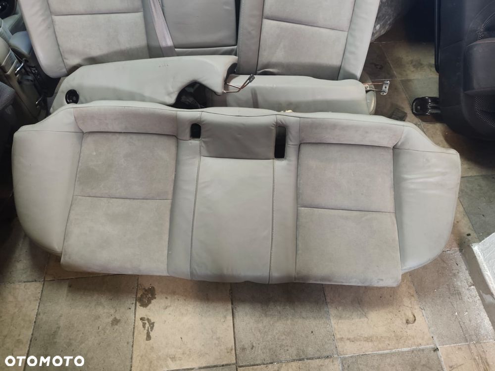 AUDI A6 C6 04- FOTELE KANAPA PÓŁSKÓRA ALCANTARA - 9