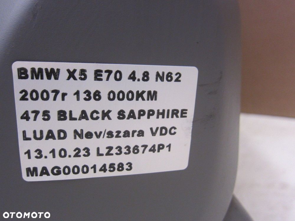 BMW E70 X5 FOTEL LEWY KIEROWCY SZARA SKÓRA ORYGINAŁ ELEKTRYCZNY SPORT EUROP - 10