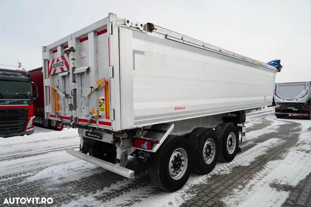 Benalu BASCULĂ BENALU / 27 m³ / ALUMINIU / AXĂ RIDICATĂ / GREUTATE: 5.100 KG / PERDĂ ELECTRICĂ - 8