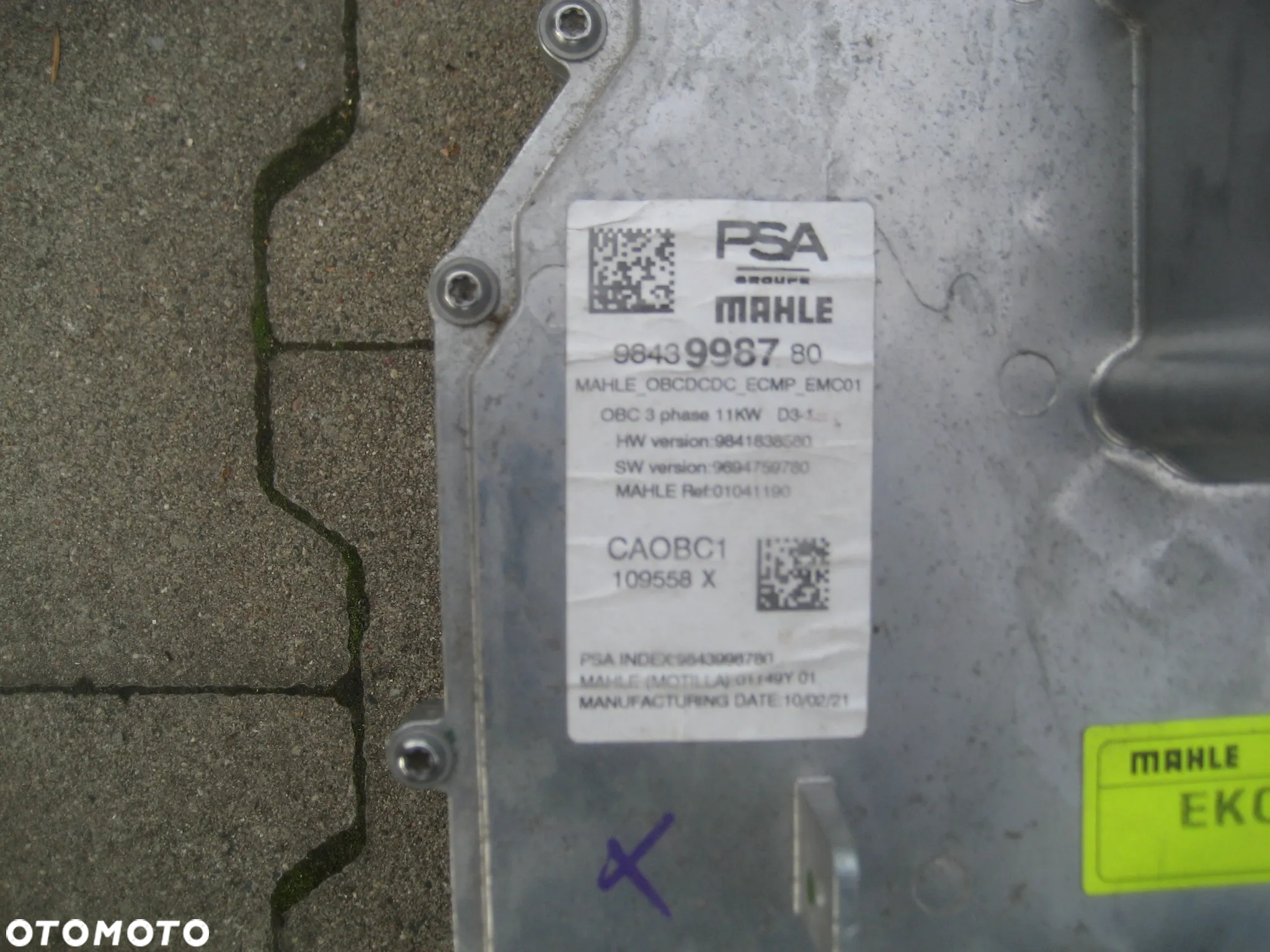 opel corsa f hybryda falownik inwerter moduł 9843998780 - 2