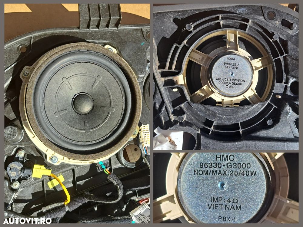 Hyundai i30 PD PDE gen 3 Broasca usa stanga dreapta fata spate Macara geam Senzor impact Boxa usa Instalatie electrica usa - 6