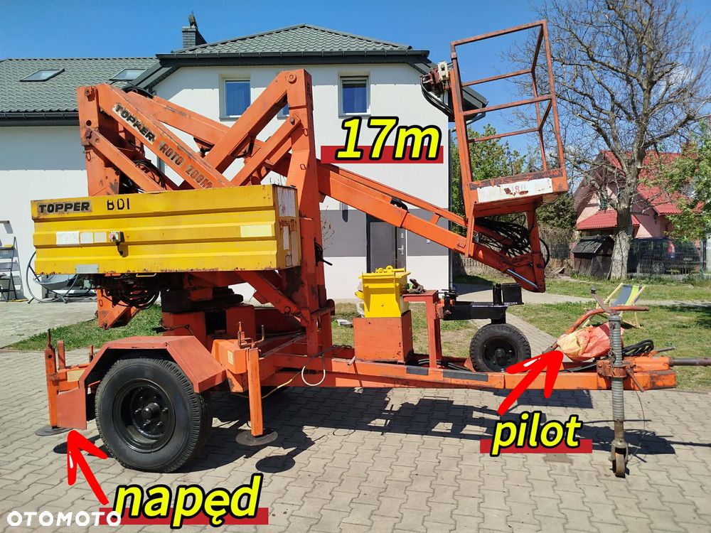 Nifty 17m Topper Roto Zoom Boom 17FD Elektryczna Samojezdna Zwyżka Platforma Robocza podnośnik koszowy - 1