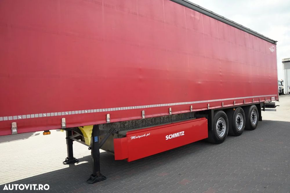 Schmitz Cargobull CORTINĂ / AXĂ RIDICATĂ / ACOPERIȘ RIDICAT / CONTENIER PENTRU PALEȚI - 10
