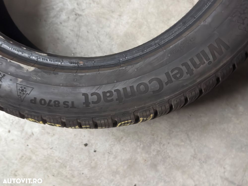 Vând 4 anvelope 215/55/18 continental de iarnă ca noi - 8