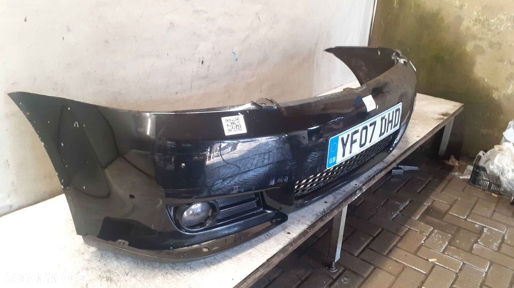 } ZDERZAK PRZÓD PRZEDNI TOYOTA COROLLA VERSO 2O9 CZARNA HALOGENY - 4