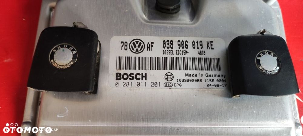 Sterownik Silnika Skoda SuperB 1.9 AWX Manual 2004 Blask Gołdap - 2