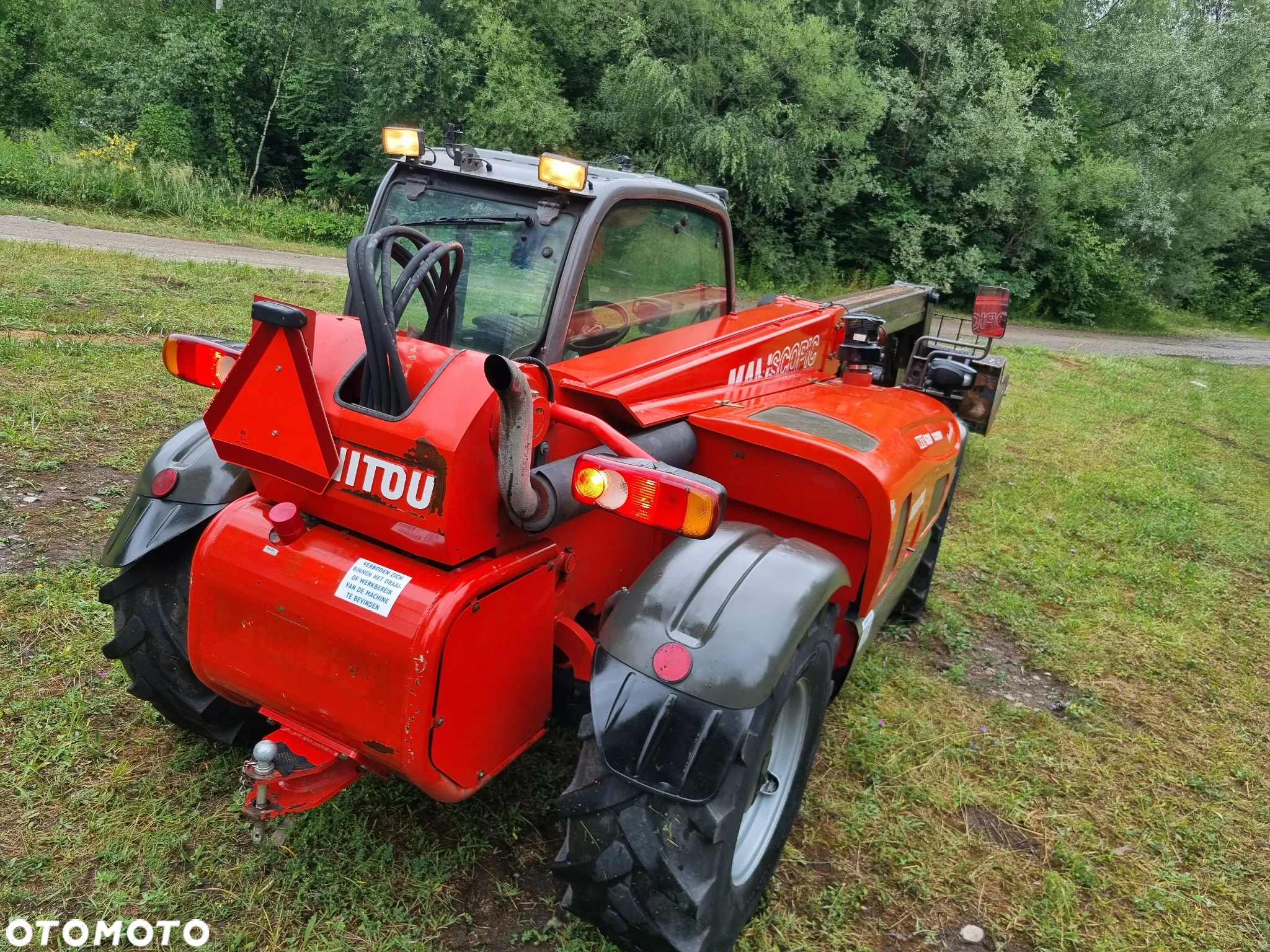 Manitou MVT 628 Ładowarka teleskopowa 6 metrów Udzwig 2,9tony idealny stan z Norwegii 2011r Niski przebieg Łyżka i widły - 23