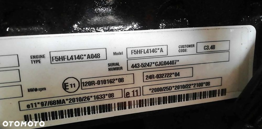 SILNIK CAT C3.4B PERKINS F5HFL414C 29 999 netto - 8