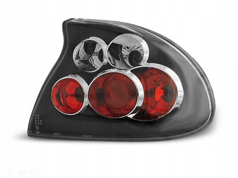 LAMPY TYLNE OPEL TIGRA 94-00 BLACK TUNING - 1
