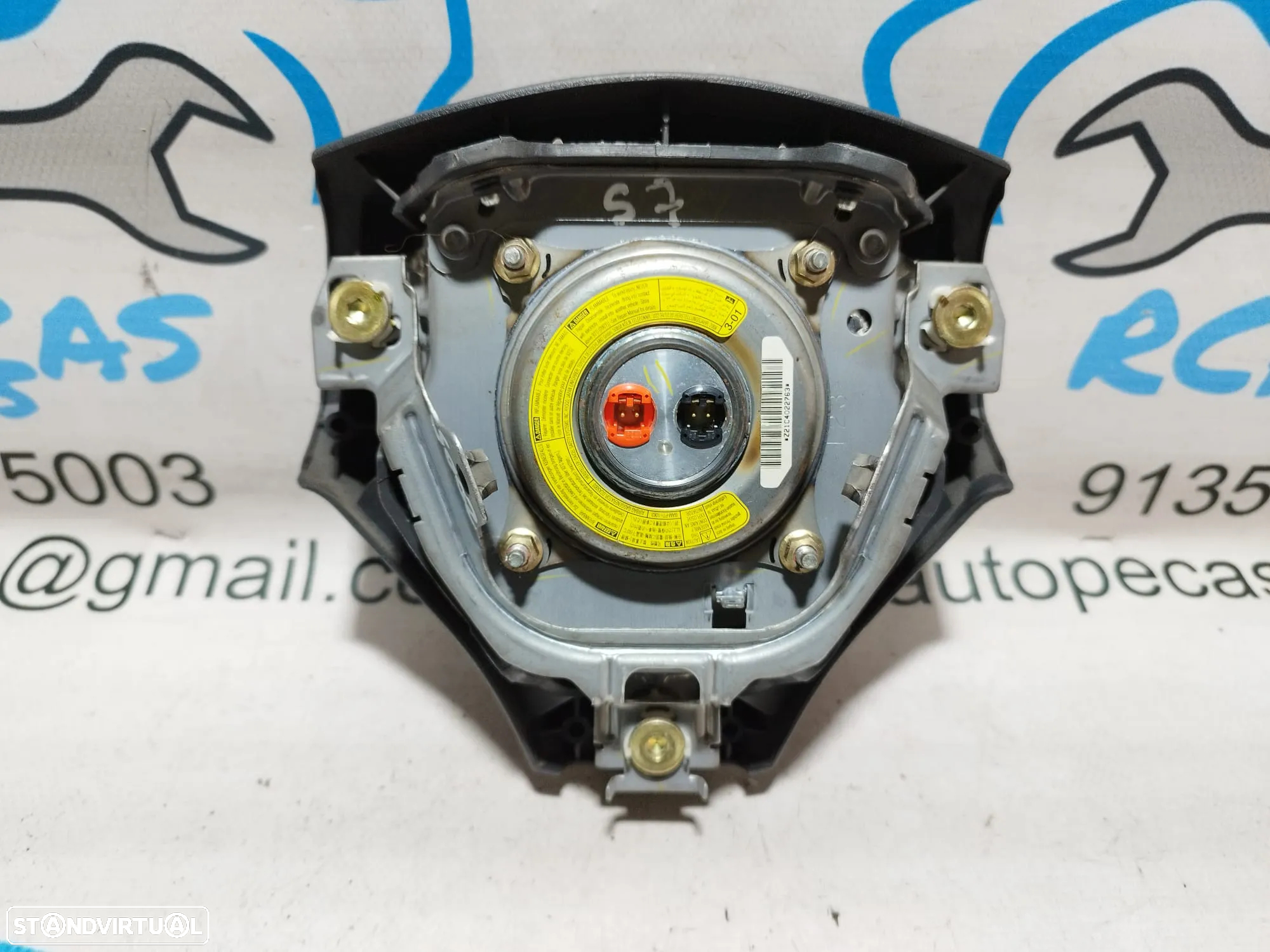 AIRBAG VOLANTE GUIADOR TOYOTA COROLLA VERSO II 2 MK2 E12 Z21C4022763 Z21C5067387 - 5
