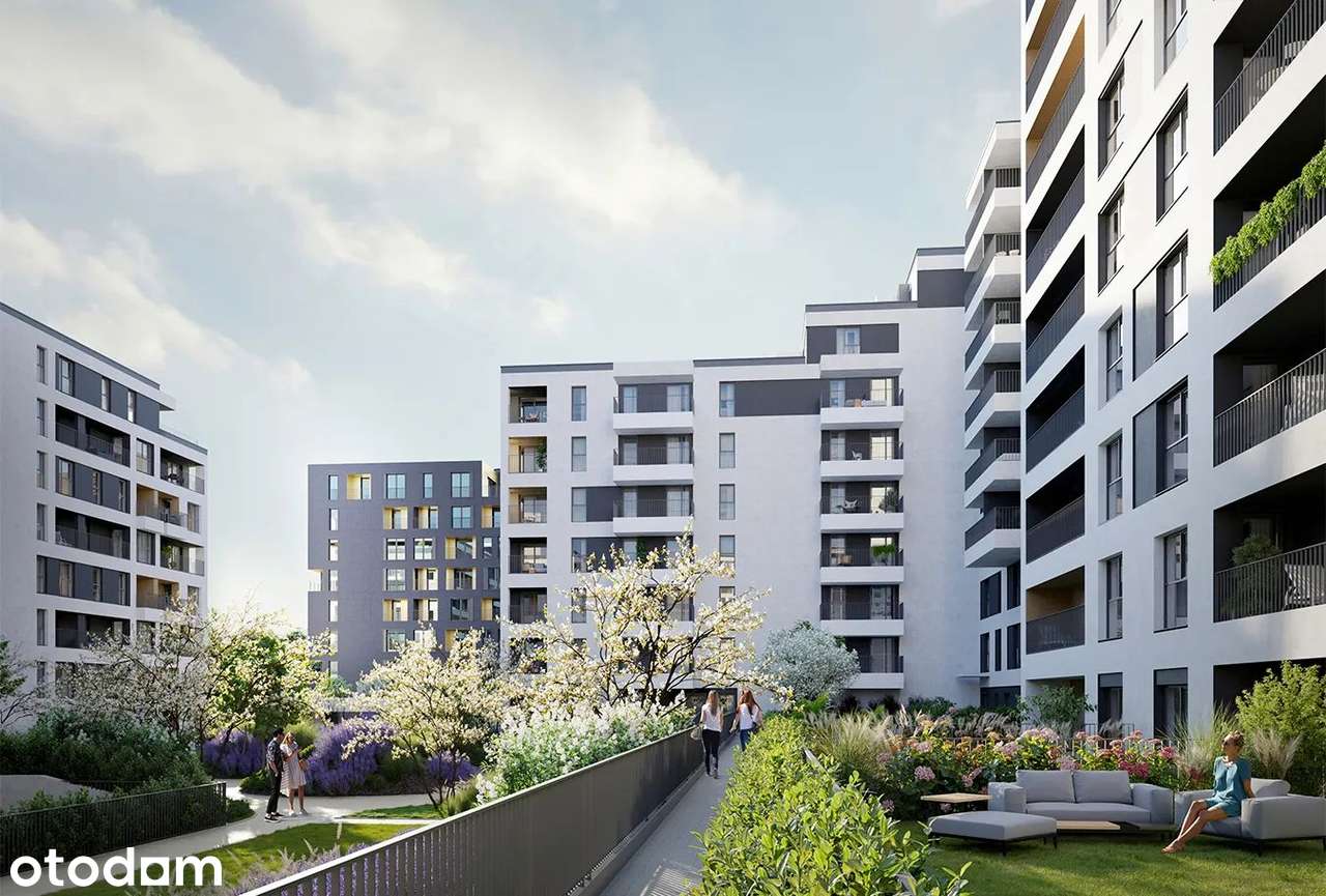2-pokojowe mieszkanie 42m2 + ogródek Bezpośrednio