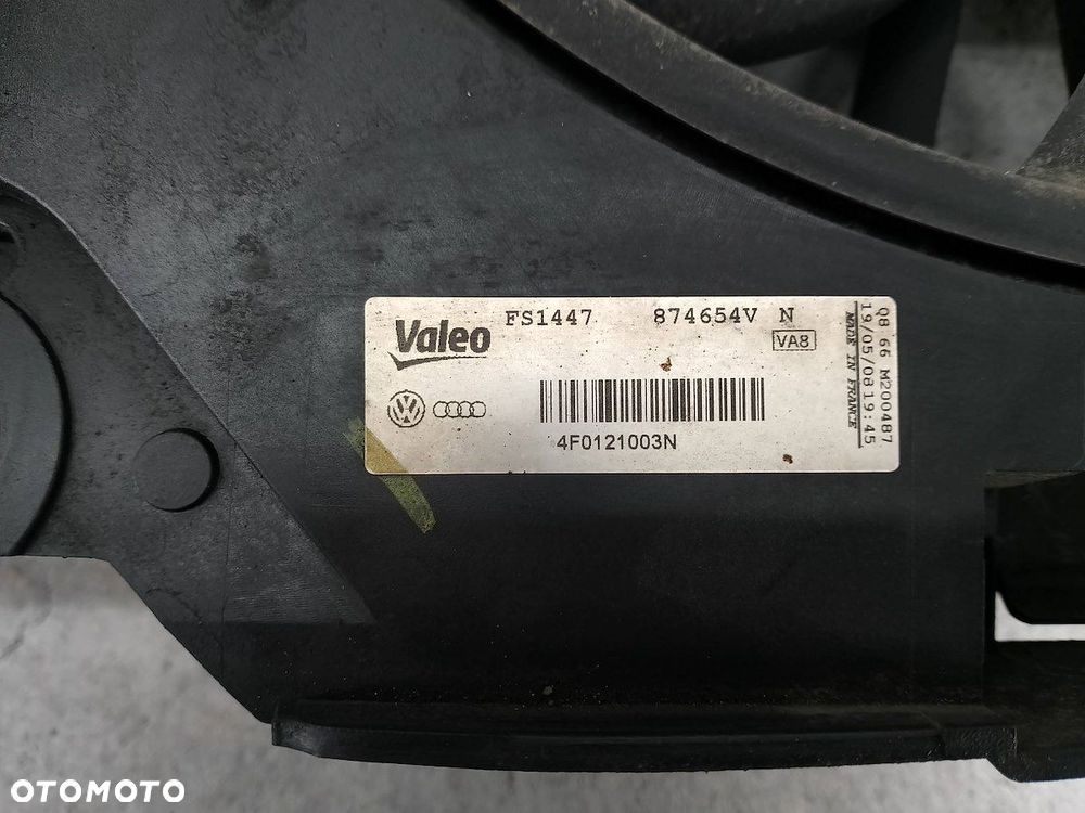 WENTYLATOR CHŁODNICY AUDI A6 C6 4F0121003N  4F0959501G  874654V 3.2 FSI - 1