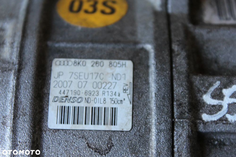 SPRĘŻARKA KLIMATYZACJI AUDI RS4 B8 RS5 8K0260805H 2012 - 5