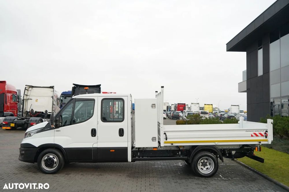 Iveco DAILY 35-140 / BASCULATOR / CU TRACȚIE MÂNĂ / DOUĂ TRACȚII / MANUAL / 6 LOCURI / - 15