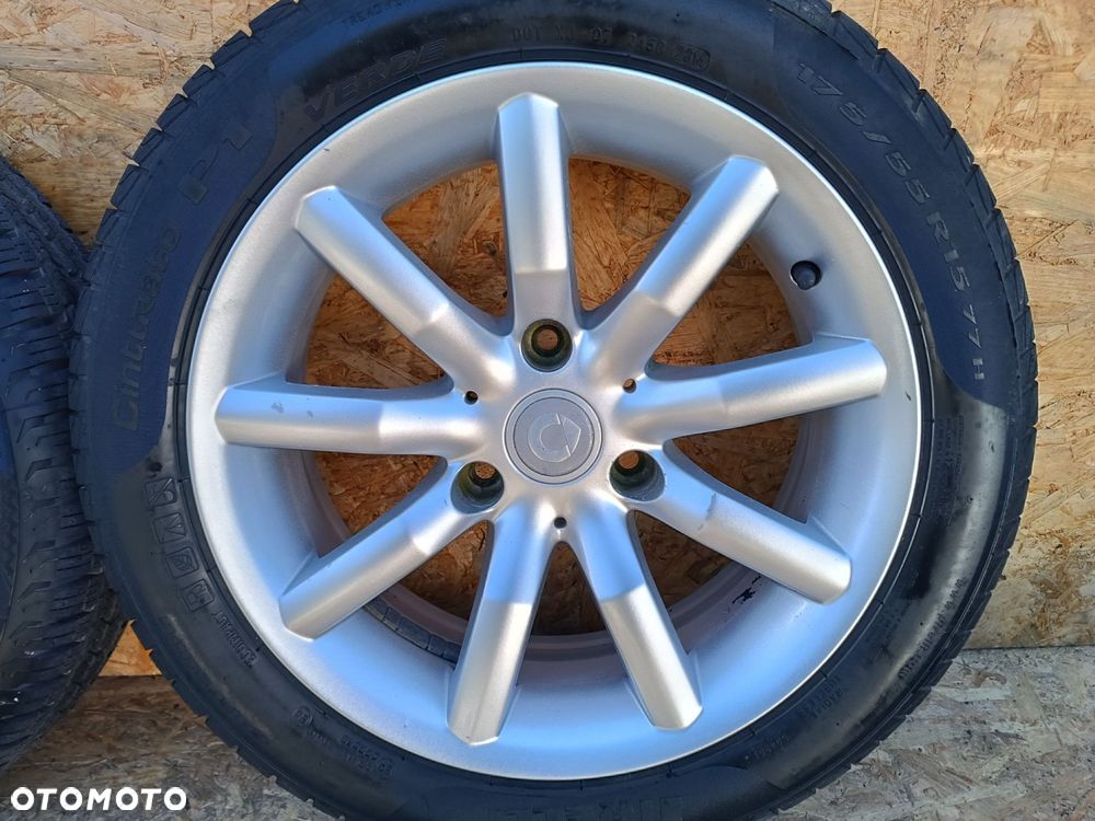 SMART FELGI ALUM CONTINENTALT SMART PIRELLI 225/40R16  5,5Jx15H2 ET1 6- 8mm 4SZT - 5