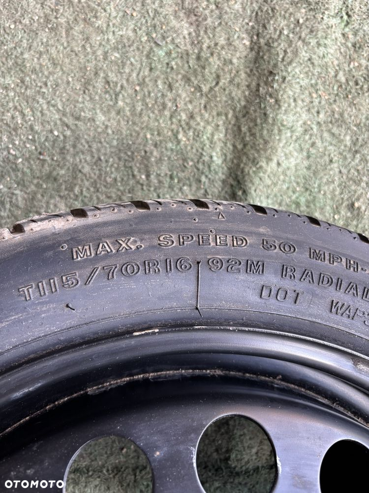 5x110 115/70R16 92M KOŁO DOJAZDOWE OPEL VECTRA ASTRA zafira 65,1 zapas - 3