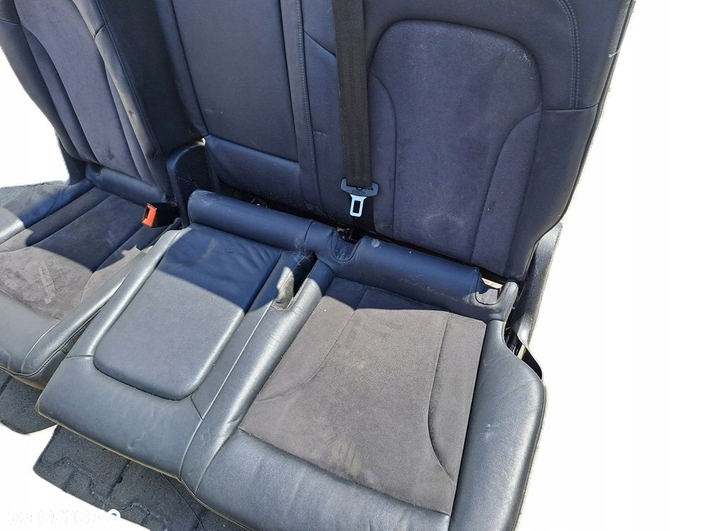 AUDI Q5 8R FOTELE SIEDZENIA ŚRODEK KANAPA PÓŁSKÓRA ALCANTARA EU - 6