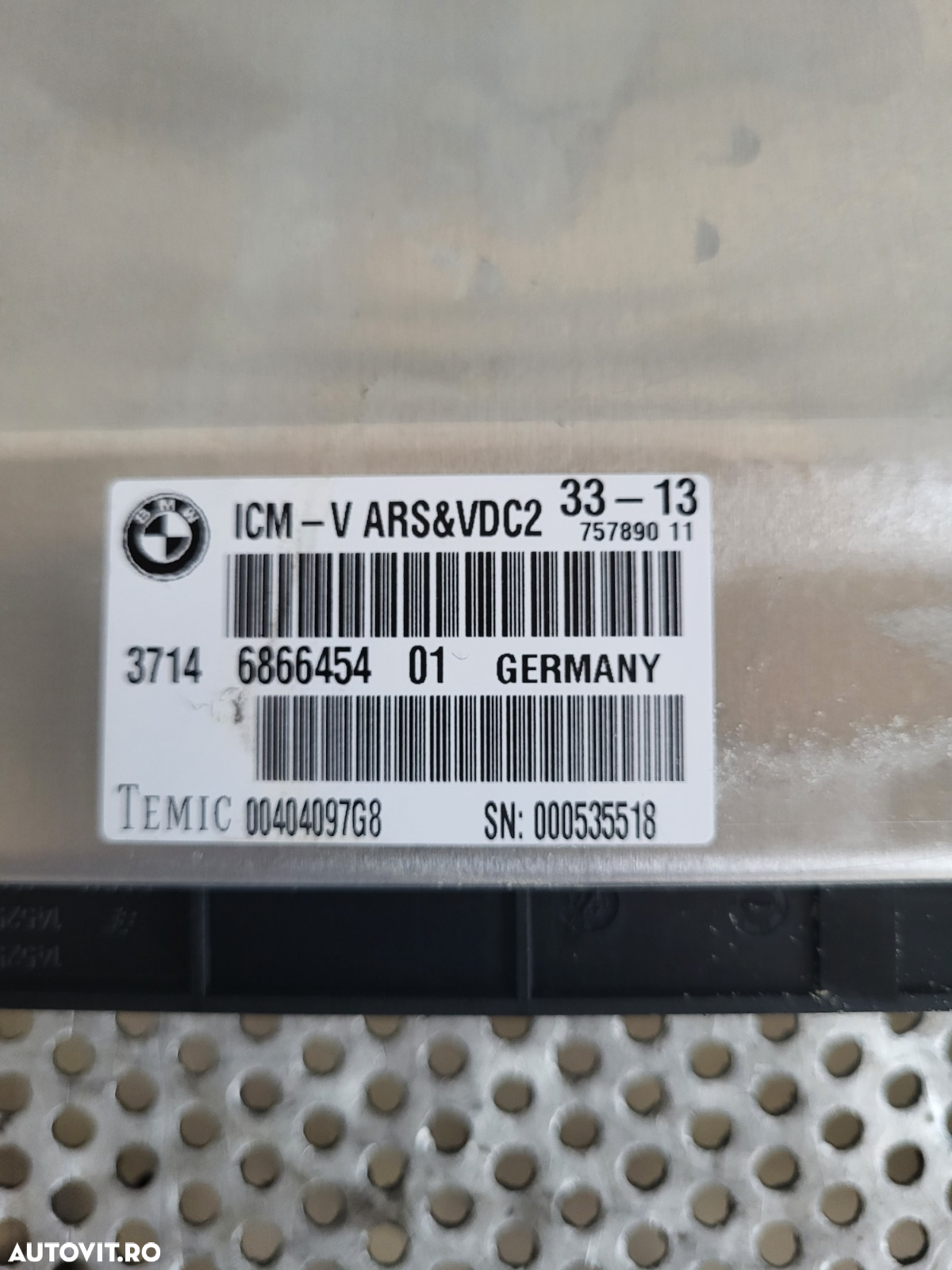 Calculator Modul Suspensie ICM Bmw F10 F11 F01 F02 F06 F12 F13 Cod 6866454 Dezmembrez Bmw F10 F11 LCI M Paket Cod Motor N55B30 3.0 3.5 4.0 Benzina An 2012-2013-2014-2015-2016-2017 - 6