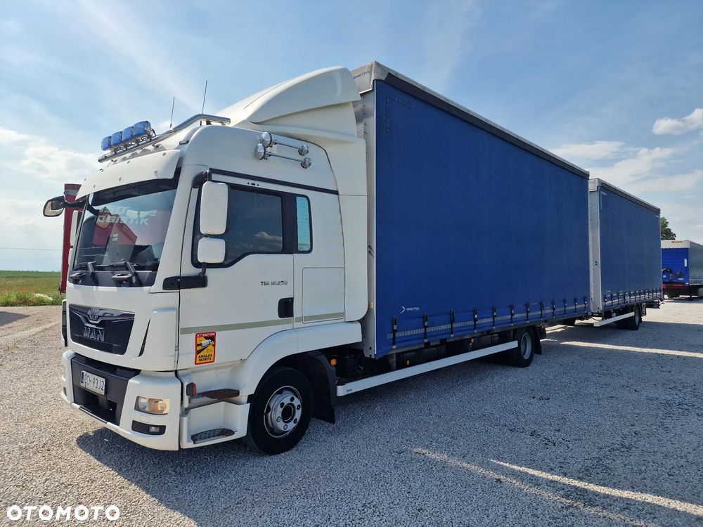 MAN TGL 12.250 2016 + GNIOTPOL 2016 - ZESTAW TANDEM - SUPER STAN - 2