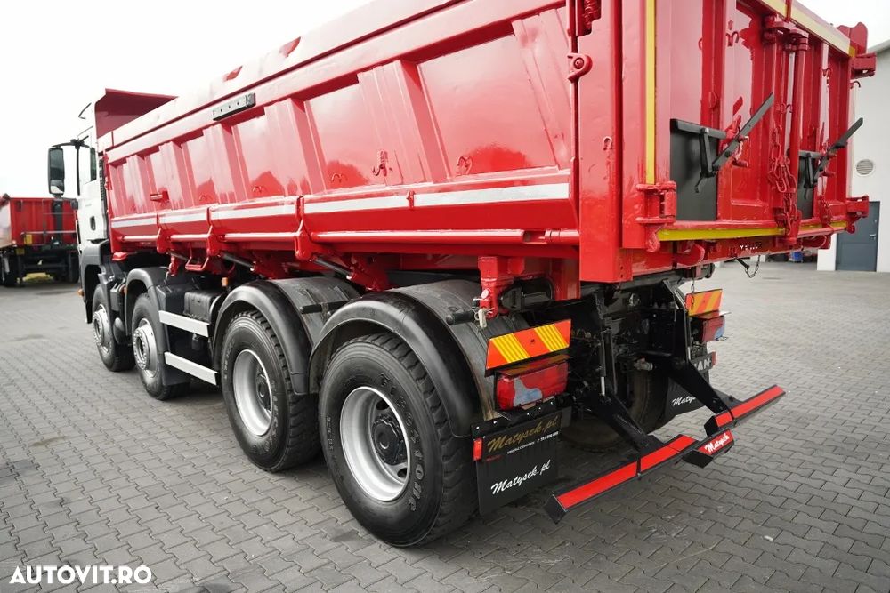 MAN TGS 35.400 / 8X4 / BASCULATOR CU 2 LATE / HIDRODECKER / MEILLER / AUTOMAT - 20