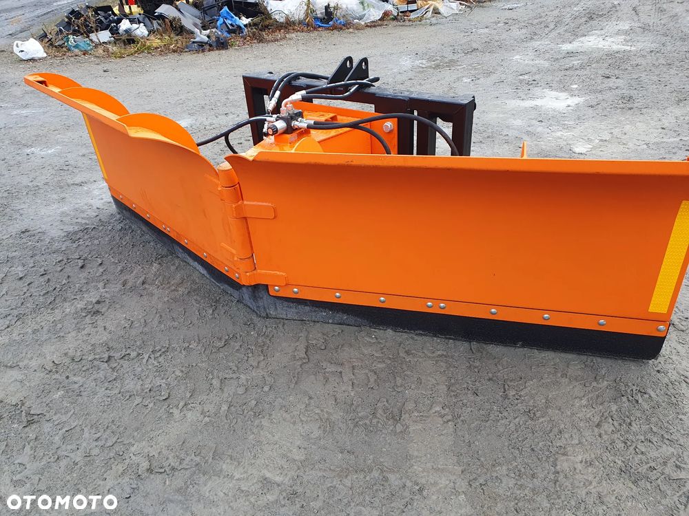 Pług do śniegu 3m strzała do koparko ładowarki terex fermec massey ferguson volvo - 2