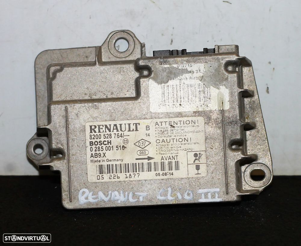 CENTRALINA DE AIRBAG RENAULT CLIO III - 2