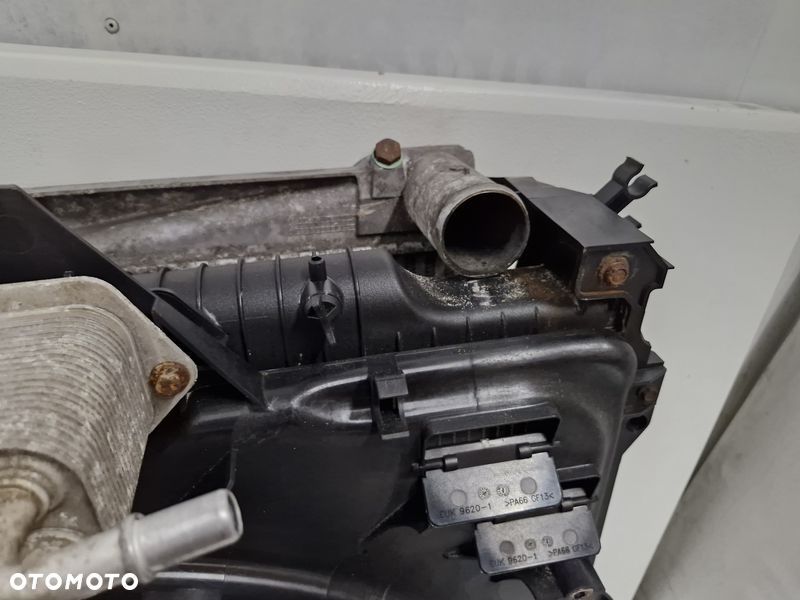 range rover l322 3.6 d obudowa wentylatora chłodnica wody intercooler powietrza - 5