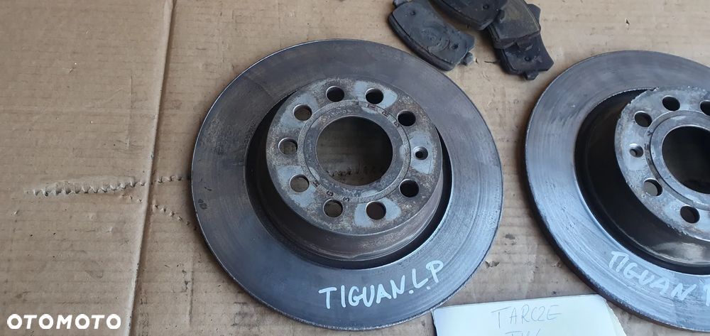 Tarcze klocki hamulcowe tył tylne 280mm VW Tiguan I Lift 2.0 TDI - 4