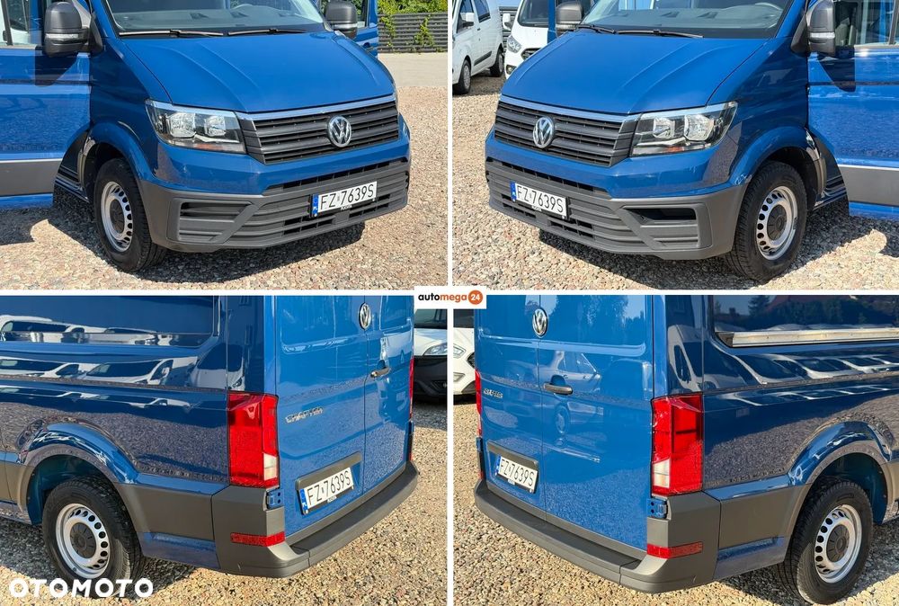 Volkswagen CRAFTER L2H1 2022r WZMOCNIONY VAN 3 osobowy MOCNY Silnik 2.0TDI 140KM Euro6 Duża ładowność 1309kg! DMC:3.5t, Homologacja VAT-1 Zabudowa paki, Bogate wyposażenie! NOWE OPONY 100% Bezwypadkowy! - 3