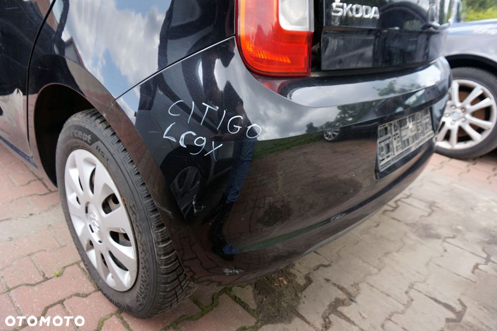ZDERZAK TYLNY CITIGO NF1 5D HB LC9X  CZARNY SKODA 2011-2019 - 4