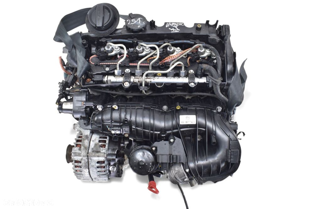 Silnik BMW e60 e61 e81 e87 e90 e60 e91 2.0d 177KM N47D20C EURO 4 KOMPRESJA - 2